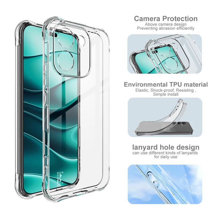 For Honor X70i imak Shockproof Airbag TPU Phone Case
