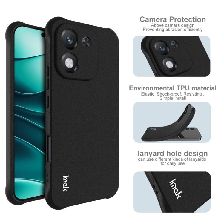For Honor X70i imak Shockproof Airbag TPU Phone Case