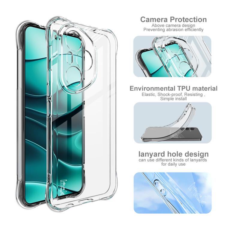For Honor 400 Pro Global 160.8mm imak Shockproof Airbag TPU Phone Case