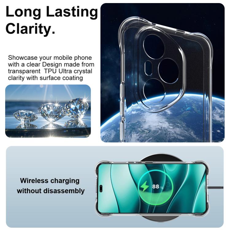 For Honor 400 Pro Global 160.8mm imak Shockproof Airbag TPU Phone Case