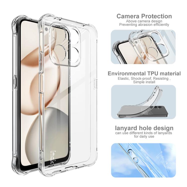 For Honor 400 Smart 4G/5G/X7d 4G/5G Global imak Shockproof Airbag TPU Phone Case