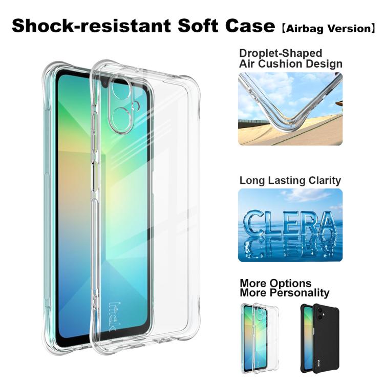 For Samsung Galaxy A06 5G imak Shockproof Airbag TPU Phone Case