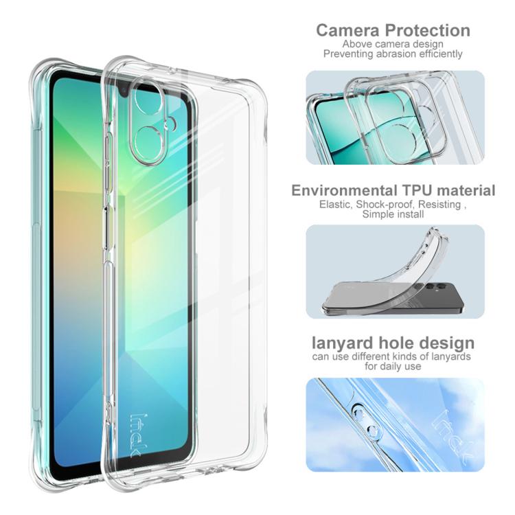 For Samsung Galaxy A06 5G imak Shockproof Airbag TPU Phone Case