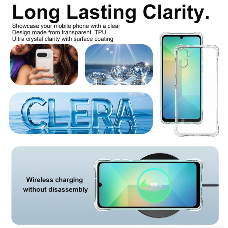 For Samsung Galaxy A06 5G imak Shockproof Airbag TPU Phone Case