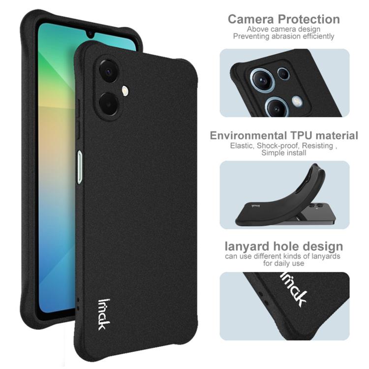 For Samsung Galaxy A06 5G imak Shockproof Airbag TPU Phone Case