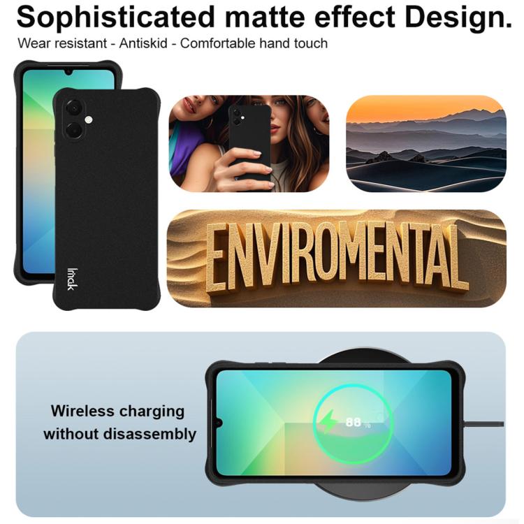 For Samsung Galaxy A06 5G imak Shockproof Airbag TPU Phone Case