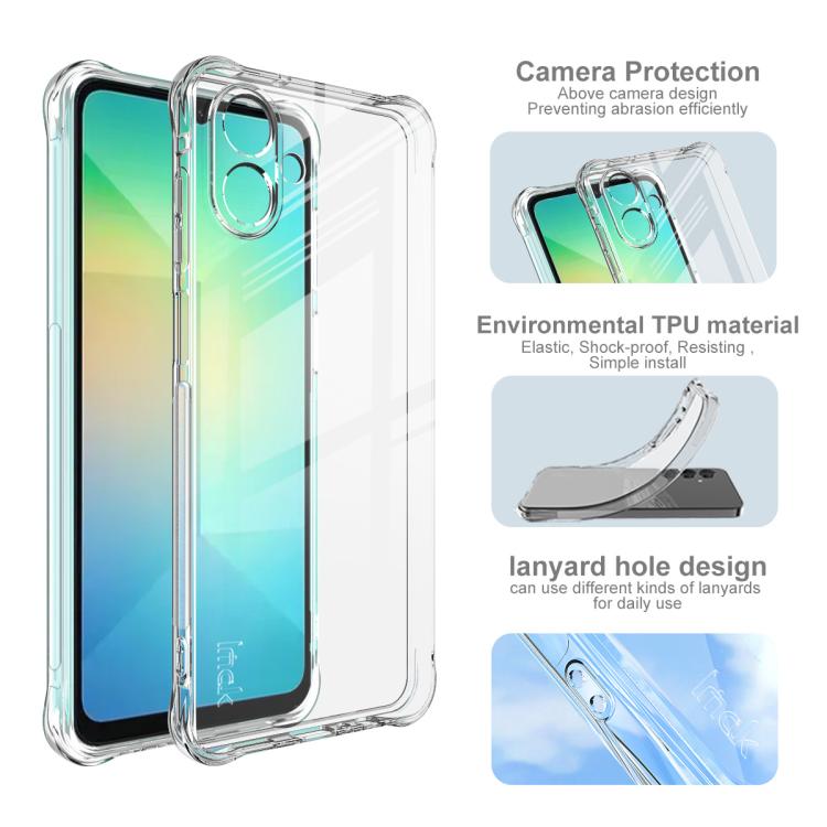 For Samsung Galaxy A07 4G imak Shockproof Airbag TPU Phone Case