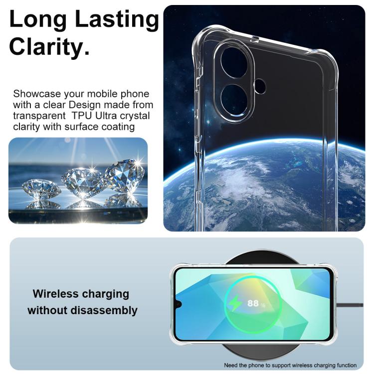For Samsung Galaxy A07 4G imak Shockproof Airbag TPU Phone Case