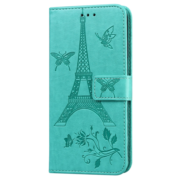 For Samsung Galaxy S9+ Embossing Tower Butterflies Pattern Horizontal Flip PU Leather Case with Holder & Card Slot & Wallet