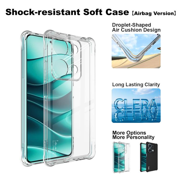 For Redmi Note 14S 4G imak Shockproof Airbag TPU Phone Case