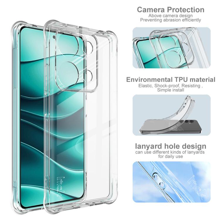 For Redmi Note 14S 4G imak Shockproof Airbag TPU Phone Case