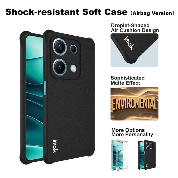 For Redmi Note 14S 4G imak Shockproof Airbag TPU Phone Case