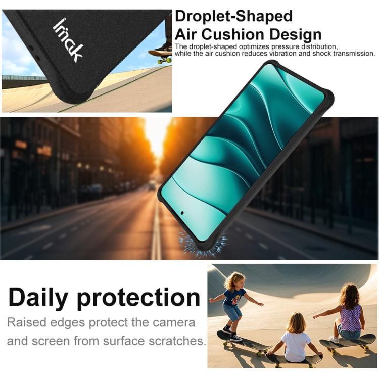 For Redmi Note 14S 4G imak Shockproof Airbag TPU Phone Case