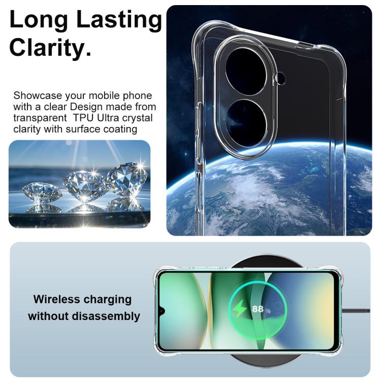 For Redmi A5 4G 171.7mm imak Shockproof Airbag TPU Phone Case