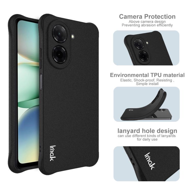 For Redmi A5 4G 171.7mm imak Shockproof Airbag TPU Phone Case