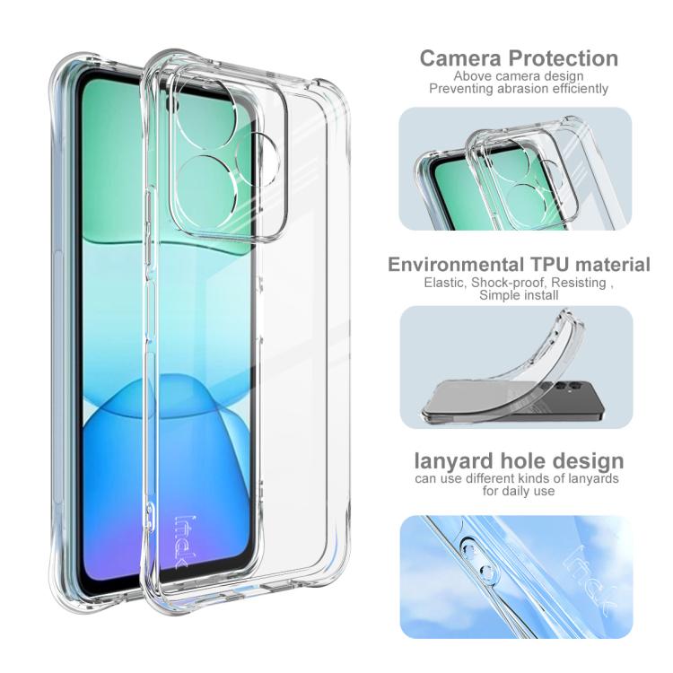 For Redmi 13x imak Shockproof Airbag TPU Phone Case
