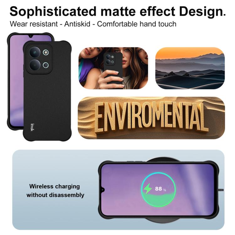 For Redmi 15C 5G / 4G Global 171mm/Poco C85 4G imak Shockproof Airbag TPU Phone Case
