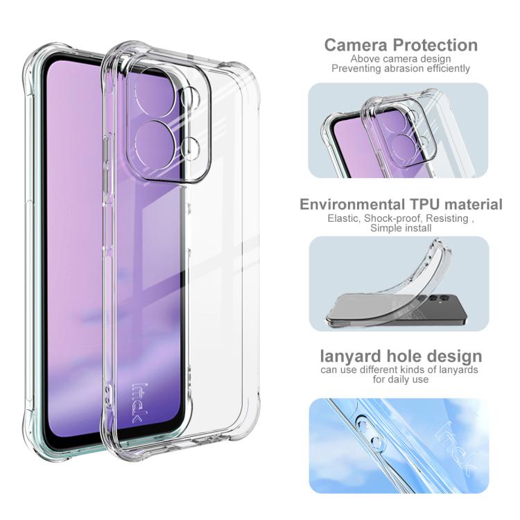For Redmi 15C 5G / 4G EU 173mm imak Shockproof Airbag TPU Phone Case