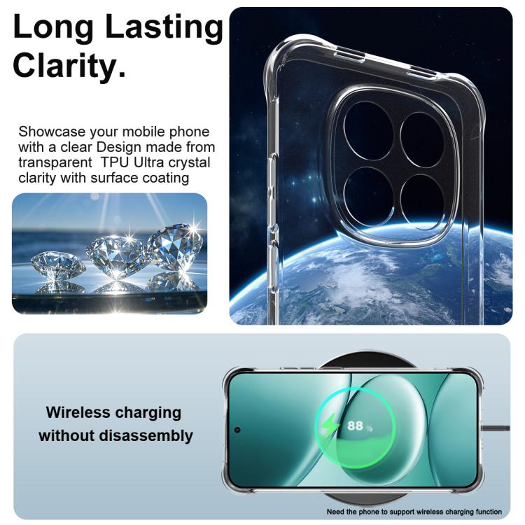 For Redmi Note 15 Pro 5G Global 163.6mm imak Shockproof Airbag TPU Phone Case