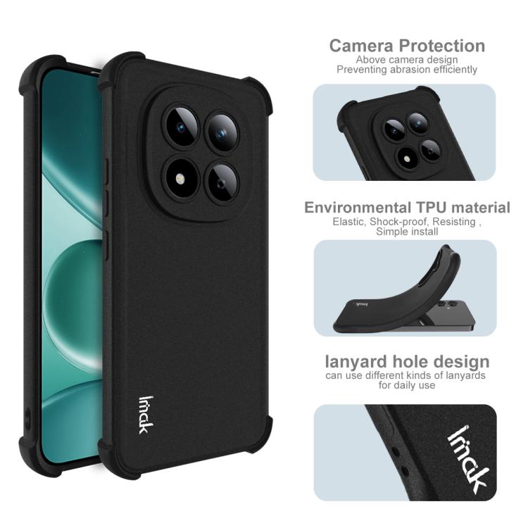 For Redmi Note 15 Pro 5G Global 163.6mm imak Shockproof Airbag TPU Phone Case