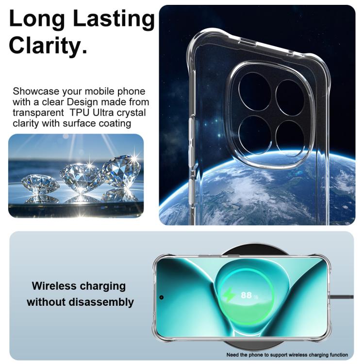 For Redmi Note 15 Pro+ 5G Global 163.3mm imak Shockproof Airbag TPU Phone Case