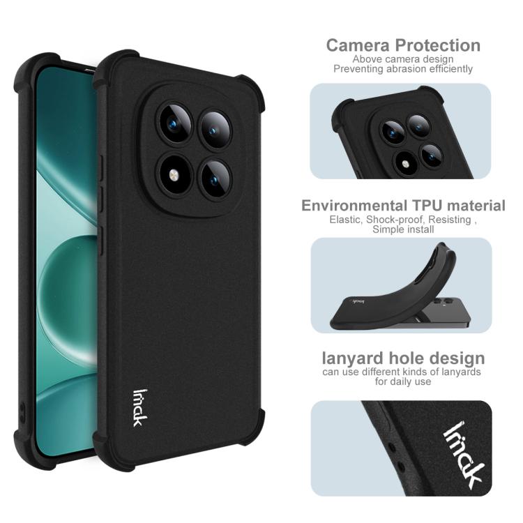 For Redmi Note 15 Pro+ 5G Global 163.3mm imak Shockproof Airbag TPU Phone Case