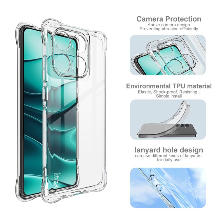 For Motorola Edge 60 Fusion imak Shockproof Airbag TPU Phone Case