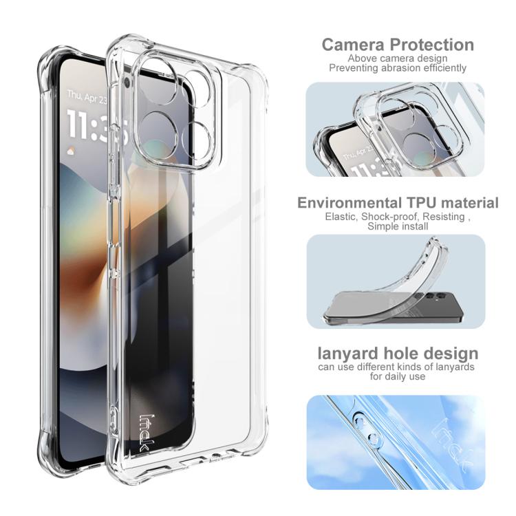 For Motorola Moto G56 5G imak Shockproof Airbag TPU Phone Case