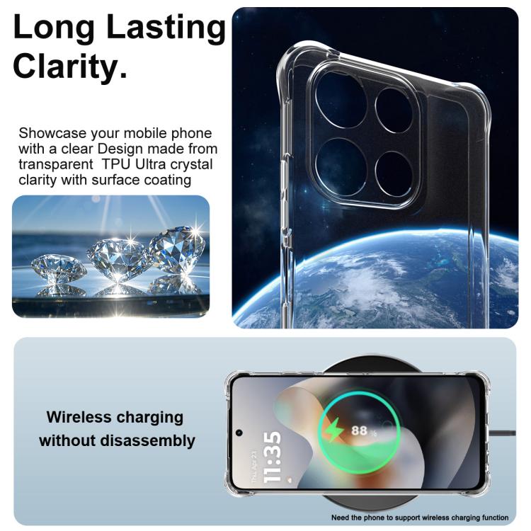 For Motorola Moto G56 5G imak Shockproof Airbag TPU Phone Case