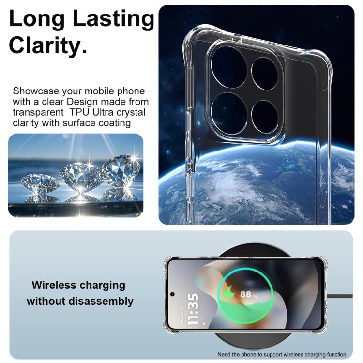 For Motorola Moto G86 Power imak Shockproof Airbag TPU Phone Case
