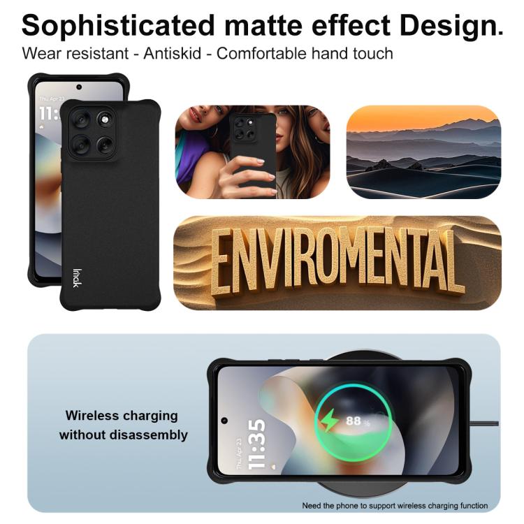 For Motorola Moto G86 Power imak Shockproof Airbag TPU Phone Case