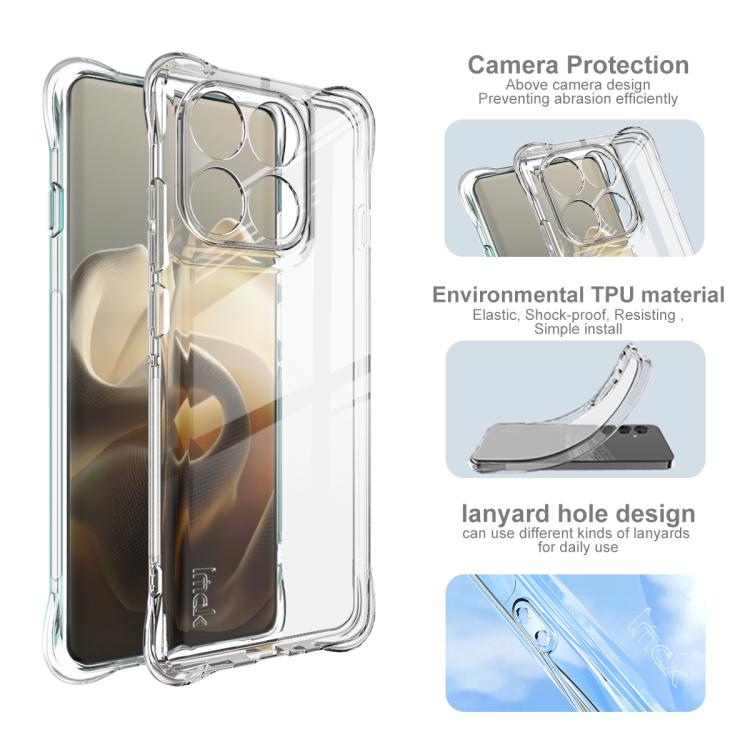 For Motorola Edge 60 Pro imak Shockproof Airbag TPU Phone Case