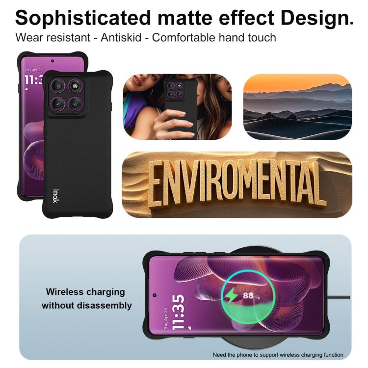 For Motorola Edge 60 Pro imak Shockproof Airbag TPU Phone Case