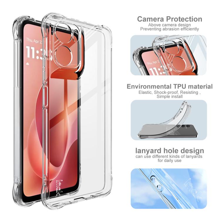 For Motorola Moto G06 4G / G06 Power 4G imak Shockproof Airbag TPU Phone Case