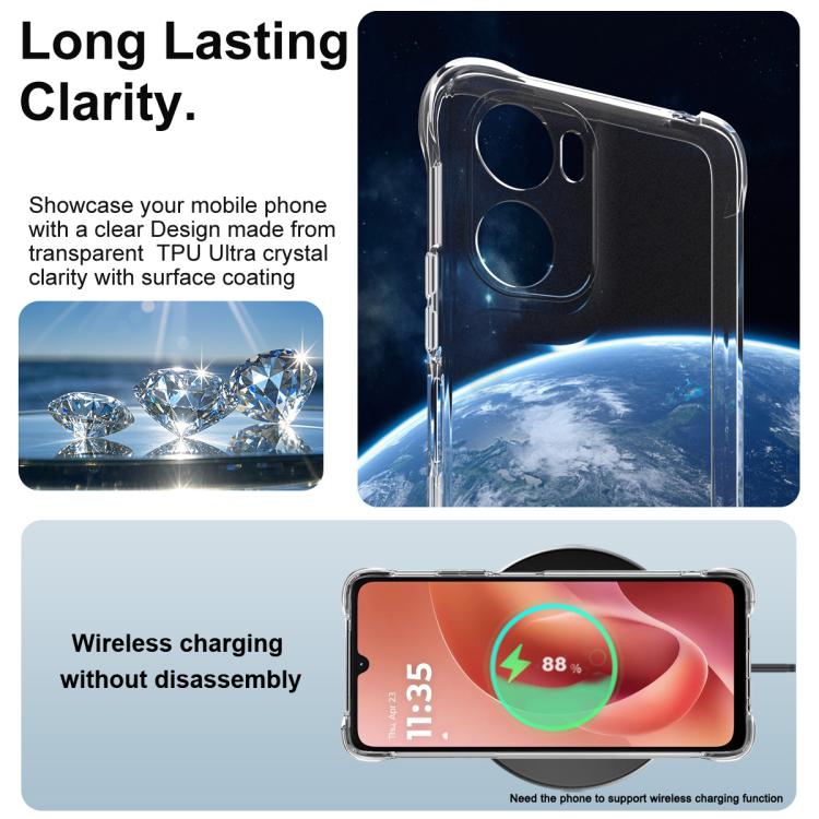 For Motorola Moto G06 4G / G06 Power 4G imak Shockproof Airbag TPU Phone Case