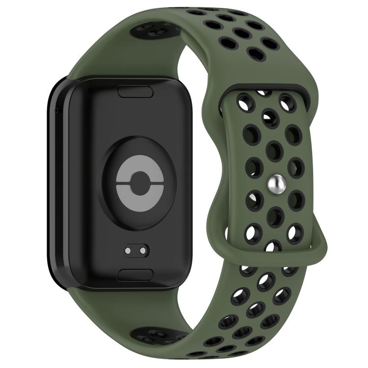 For Xiaomi Band 10 Pro/9 Pro/Redmi Watch 6/5/4 xDfind Dual Color Butterfly Buckle Silicone Watch Band