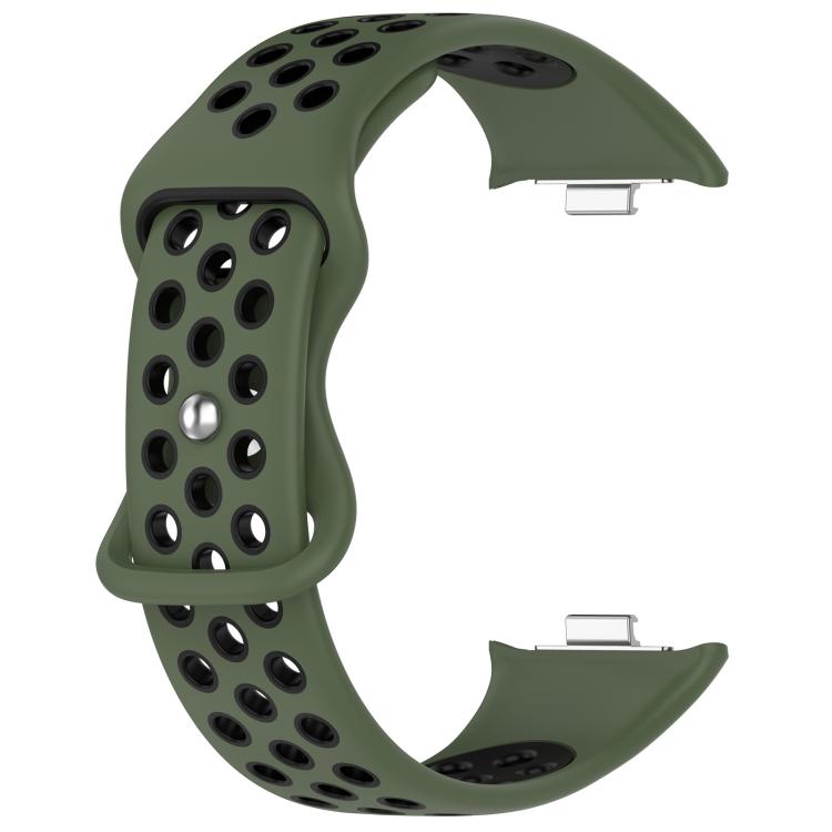 For Xiaomi Band 10 Pro/9 Pro/Redmi Watch 6/5/4 xDfind Dual Color Butterfly Buckle Silicone Watch Band