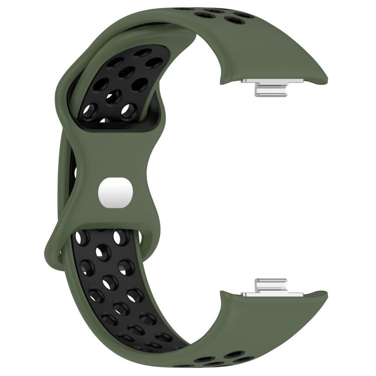 For Xiaomi Band 10 Pro/9 Pro/Redmi Watch 6/5/4 xDfind Dual Color Butterfly Buckle Silicone Watch Band