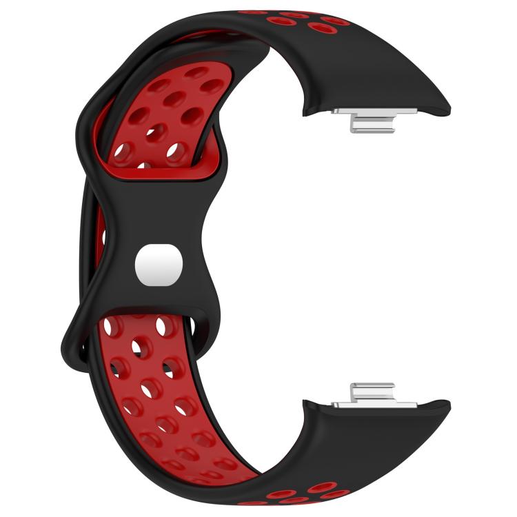 For Xiaomi Band 10 Pro/9 Pro/Redmi Watch 6/5/4 xDfind Dual Color Butterfly Buckle Silicone Watch Band