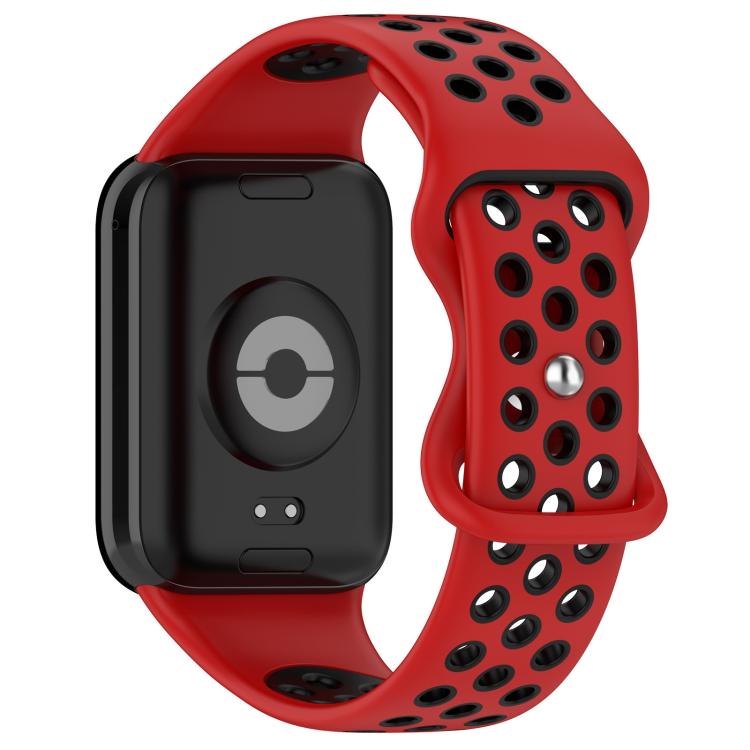 For Xiaomi Band 10 Pro/9 Pro/Redmi Watch 6/5/4 xDfind Dual Color Butterfly Buckle Silicone Watch Band