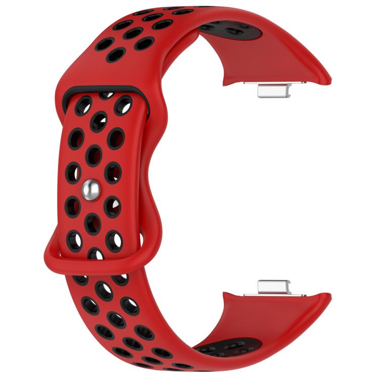 For Xiaomi Band 10 Pro/9 Pro/Redmi Watch 6/5/4 xDfind Dual Color Butterfly Buckle Silicone Watch Band