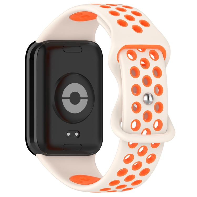 For Xiaomi Band 10 Pro/9 Pro/Redmi Watch 6/5/4 xDfind Dual Color Butterfly Buckle Silicone Watch Band