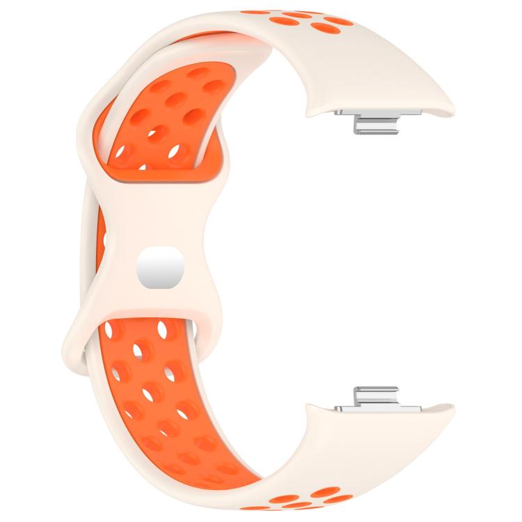 For Xiaomi Band 10 Pro/9 Pro/Redmi Watch 6/5/4 xDfind Dual Color Butterfly Buckle Silicone Watch Band