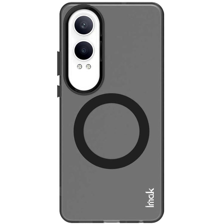 For OnePlus Nord CE4 Lite 5G IMAK Chocolate Series TPU + PET MagSafe Phone Case - Black