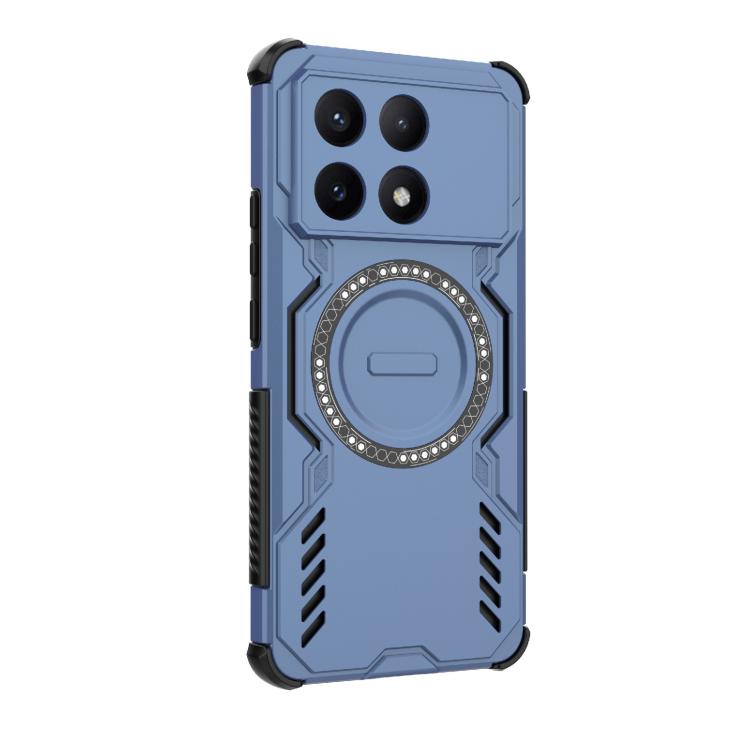 For Redmi K70E 5G Butterfly Armor MagSafe Magnetic Ring Shockproof Phone Case