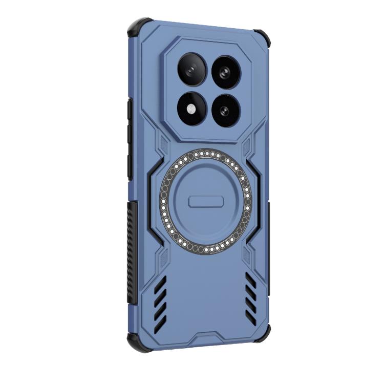 For Redmi Note 14 Pro+ 5G Butterfly Armor MagSafe Magnetic Ring Shockproof Phone Case