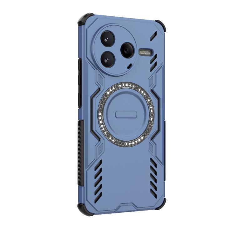 For Redmi K80 5G Butterfly Armor MagSafe Magnetic Ring Shockproof Phone Case