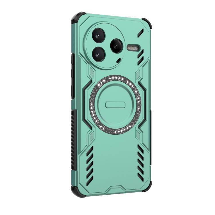 For Redmi K80 5G Butterfly Armor MagSafe Magnetic Ring Shockproof Phone Case