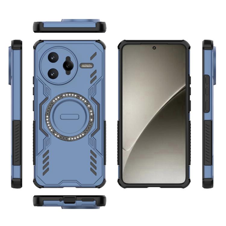 For Redmi K80 Pro 5G Butterfly Armor MagSafe Magnetic Ring Shockproof Phone Case