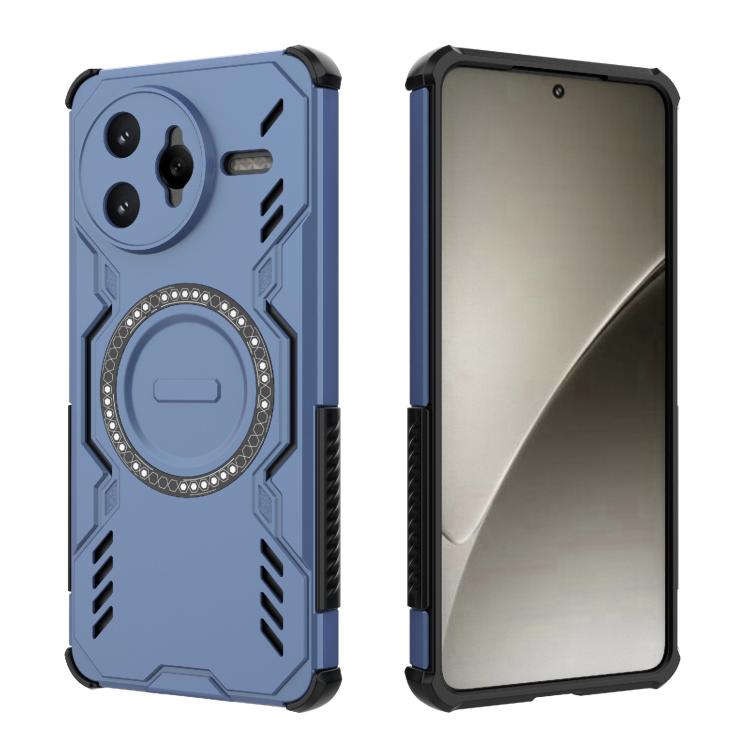 For Redmi K80 Pro 5G Butterfly Armor MagSafe Magnetic Ring Shockproof Phone Case